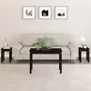 Image de vidaXL Tafeltjesset 3 st massief grenenhout zwart824982