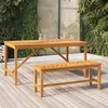 Image de vidaXL Banc de jardin 110 cm bois massif d'acacia 362237