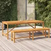 Image de vidaXL Banc de jardin 180 cm bois massif d'acacia 362239