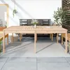 Image de Table de jardin 203,5x100x76 cm bois massif de pin
