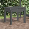 Image de vidaXL Banc de jardin gris 50x44x45 cm bois massif de pin 823992