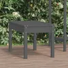 Image de vidaXL Banc de jardin gris 80x44x45 cm bois massif de pin 823999
