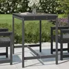 Image de vidaXL Table de jardin gris 121x82,5x110 cm bois massif de pin 824090