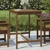 Image de vidaXL Table de jardin marron miel 121x82,5x110 cm bois massif de pin 824091