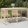 Image de vidaXL Table de jardin 203,5x90x110 cm bois massif de pin 824102