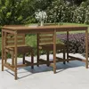 Image de vidaXL Table de jardin marron miel 203,5x90x110 cm bois massif de pin 824105