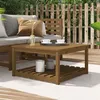Image de vidaXL Table de jardin marron miel 82,5x82,5x45 cm bois massif de pin824144