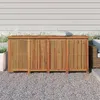 Image de vidaXL Boîte de rangement de jardin 175x80x75 cm bois massif d'acacia 319708