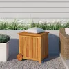 Image de Bois Vidaxl salon de jardin bois massif