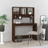 Image de Bureau et étagères Chêne marron 102x45x148 cm Bois d'ingénierie
