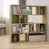 Image de Bibliothèque Séparateur de pièce Chêne Sonoma 105x24x102 cm