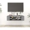 Image de Armoire TV suspendue Sonoma gris 100x30x26,5 cm Bois Ingénierie