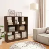 Image de Bibliothèque Chêne marron 97,5x29,5x100 cm Bois d ingénierie