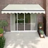 Image de vidaXL Auvent rétractable automatique crème 3x2,5 m