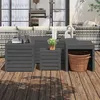 Image de vidaXL Ensemble de boîtes de jardin 4 pcs gris bois de pin massif 3154668