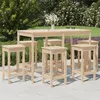 Image de vidaXL Ensemble de bar de jardin 7 pcs Bois de pin massif, ensemble de bar, ensemble de meubles, ensemble de bar extérieur, 3154755