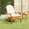 Image de Lot de 2 chaise vidaxl exterieur pliable H. 90 cm en acacia marron