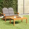 Image de Ensemble de salon de jardin Adirondack 2 pcs bois acacia solide