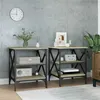 Image de vidaXL Bijzettafels 2 st 40x42x50 cm bewerkt hout sonoma eikenkleurig825775