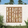 Image de vidaXL Décoration murale jardin 55x55 cm acier corten design bambou 824482