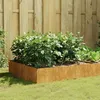 Image de vidaXL Lit Surélevé de Jardin, Bac à Fleurs, Pot de Plantes, Boîte à Fleurs, Jardinière de Patio Terrasse Balcon Extérieur, 824516