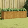 Image de Lit surélevé de jardin 280x80x80 cm acier corten