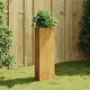 Image de vidaXL Jardinière 30x26x75 cm acier corten 824545