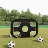 Image de Filet de but de football avec cible 120x80x80 cm polyester