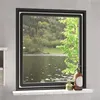 Image de vidaXL Moustiquaire magnétique pour fenêtres blanc 120x140 cm