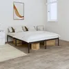 Image de vidaXL Bedframe metaal zwart 150x200 cm350848