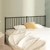 Image de vidaXL Hoofdbord 180 cm metaal zwart350900