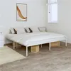 Image de vidaXL Bedframe metaal wit 180x200 cm350917