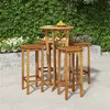 Image de vidaXL 5-delige Tuinbarset massief acaciahout3154385