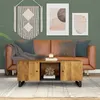 Image de Table basse 100x54x40cm bois de manguier solide et d ingénierie