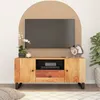 Image de Meuble TV 105x33,5x46 cm bois d acacia solide et d ingénierie