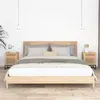 Image de vidaXL Tables de chevet 2 pcs 40x30x55,5 cm bois ingénierie et fer352096