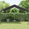 Image de Tente à auvent anthracite 4x4 m acier et tissu
