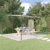 Image de Belvédère blanc 4x4 m 180 g m² tissu et acier
