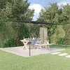 Image de vidaXL Belvédère anthracite 4x4 m 180 g/m² tissu et acier, auvent, abri à baldaquin, abri, tente événementielle 362465