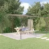 Image de vidaXL Prieel 4x4 m 180 g/m² stof en staal beige362466