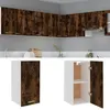 Image de vidaXL Hangkast Lyon 29,5x31x60 cm bewerkt hout gerookt eikenkleurig826620