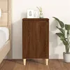 Image de vidaXL Table de chevet chêne marron 40x35x70 cm bois d'ingénierie819642