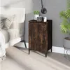 Image de vidaXL Table de chevet chêne fumé 40x35x70 cm bois d'ingénierie819654
