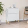 Image de Buffet Blanc 60x35x70 cm Bois d ingénierie
