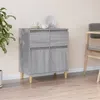 Image de vidaXL Dressoir 60x35x70 cm bewerkt hout grijs sonoma eikenkleurig819682