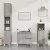 Image de Armoire salle de bain sonoma gris 30x30x100 cm