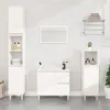 Image de Armoire de salle de bain blanc 65x33x60 cm bois d ingénierie