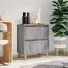 Image de vidaXL Buffet Sonoma gris 60x35x70 cm Bois d'ingénierie821162