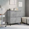 Image de vidaXL Buffet Gris béton 60x35x70 cm Bois d'ingénierie821168