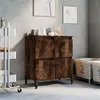Image de vidaXL Buffet Chêne fumé 60x35x70 cm Bois d'ingénierie821169